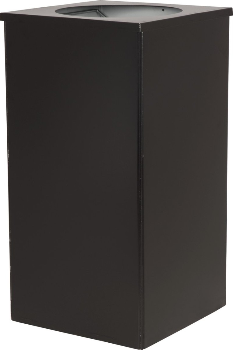 Урна 80 литров Квадро-24 черный купить в Котласе