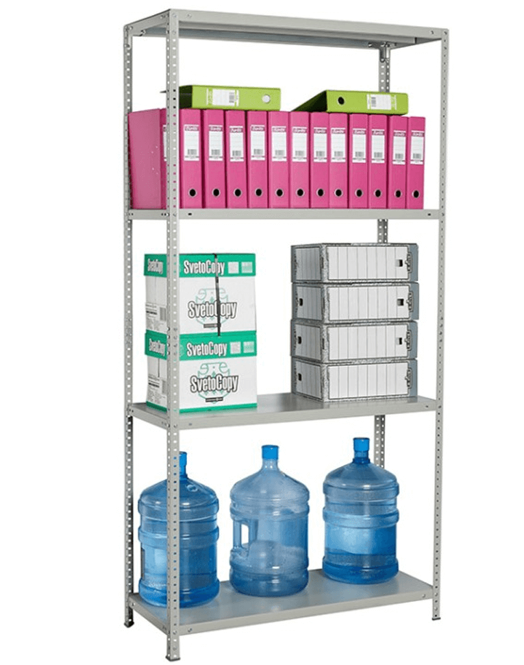 Стеллаж MS Standart 2000х1000х500 4 полки купить в Котласе