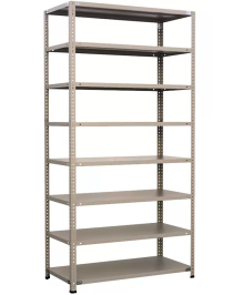 Стеллаж металлический Титан МС-750 2200x1000x400 8 полок Стеллаж металлический Титан МС-750 2200x1000x400 8 полок