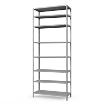 Стеллаж ТС Лайт с перф. полками 2500х1000х300 8 полок