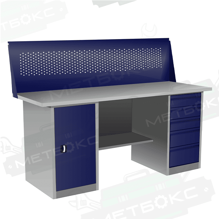 Верстак с тумбой и драйвером ВП-4Т/1,9 с экраном купить в Котласе Верстак с тумбой и драйвером ВП-4Т/1,9 с экраном купить в Котласе