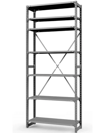 Стеллаж ТСУ 3500x700x600 7 полок (300 кг, металл) купить в Котласе