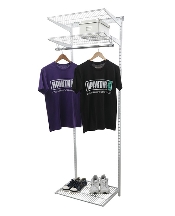 Гардеробная система Практик Home Basic G60 белая купить в Котласе Гардеробная система Практик Home Basic G60 белая купить в Котласе