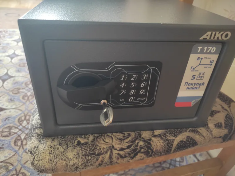 Мебельный сейф Aiko Т-170 EL купить в Котласе Мебельный сейф Aiko Т-170 EL купить в Котласе