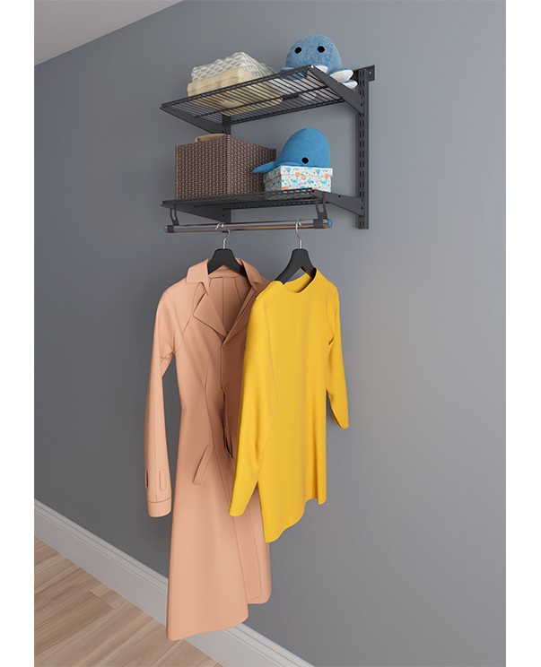 Гардеробная система Практик Home Basic G60S графит купить в Котласе