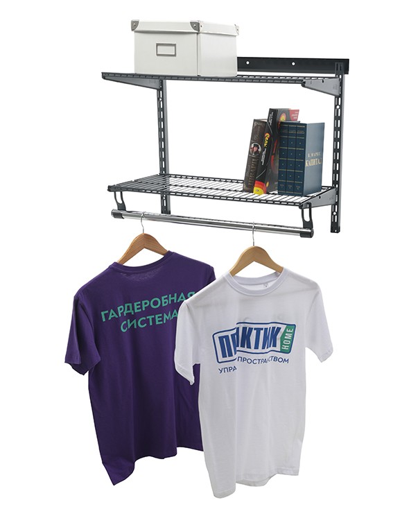 Гардеробная система Практик Home Basic G60S графит купить в Котласе