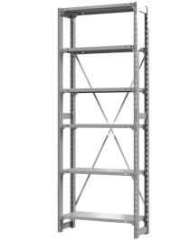 Стеллаж ТСУ 2500x700x600 6 полок (150 кг, металл)
