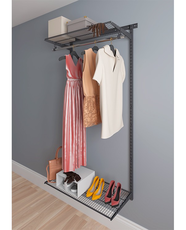 Гардеробная система Практик Home Basic G90 графит купить в Котласе Гардеробная система Практик Home Basic G90 графит купить в Котласе