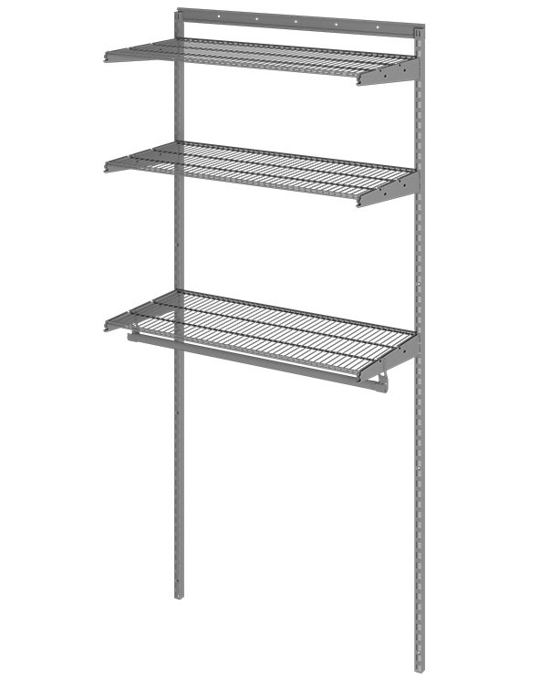 Гардеробная система Практик Home Basic G90 графит купить в Котласе Гардеробная система Практик Home Basic G90 графит купить в Котласе