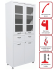 Медицинский шкаф HILFE МД 2 1780 R-1 купить в Котласе