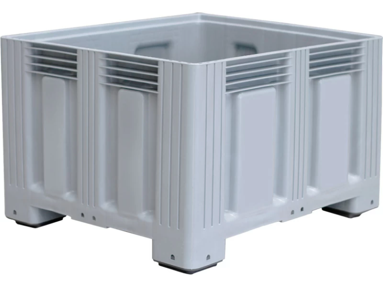 Контейнер 1200х1000х758 сплошной, на ножках серый купить в Котласе Контейнер 1200х1000х758 сплошной, на ножках серый купить в Котласе