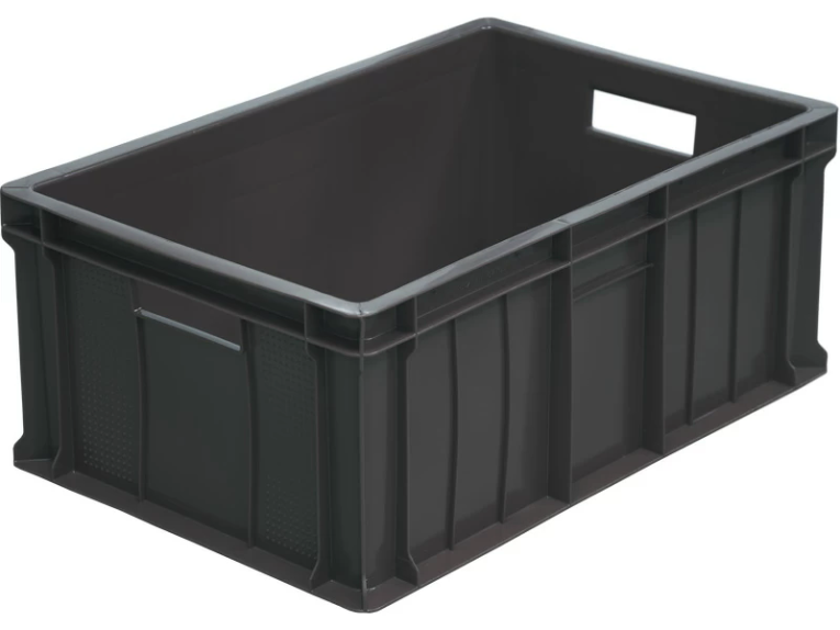 Ящик 600х400х250 сплошной чёрный купить в Котласе