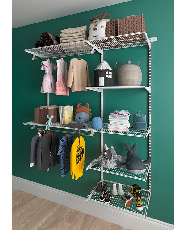 Гардеробная система Практик Home Optima G150 белая купить в Котласе