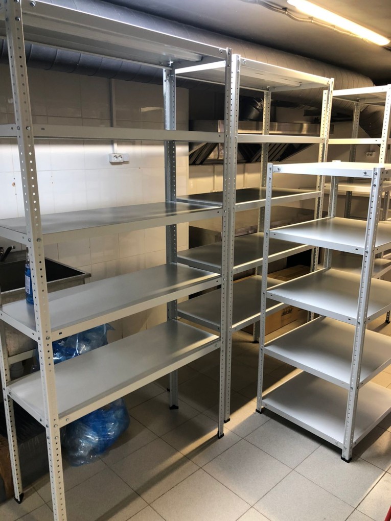 Стеллаж металлический Титан МС-500 1800х1000х300 5 полок купить в Котласе Стеллаж металлический Титан МС-500 1800х1000х300 5 полок купить в Котласе