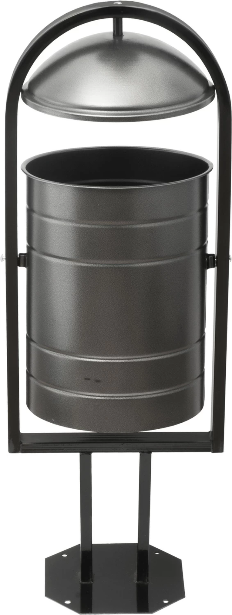 Урна уличная 370х300х1000 серебряная купить в Котласе