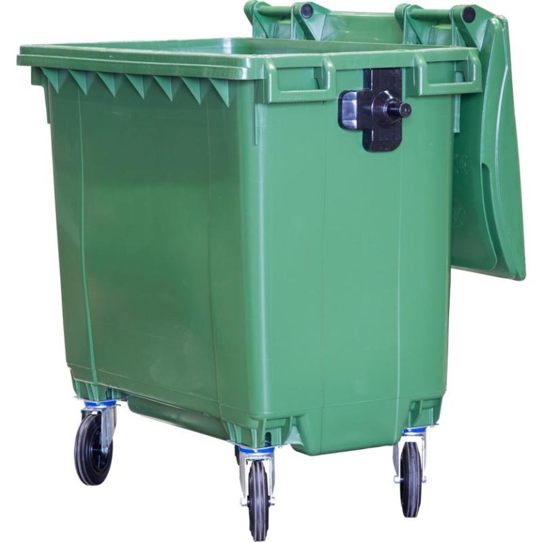 Мусорный контейнер 770л. зелёный купить в Котласе