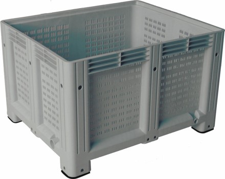 Big Box 1200x1000x580 мм перфорированный на ножках серый купить в Котласе