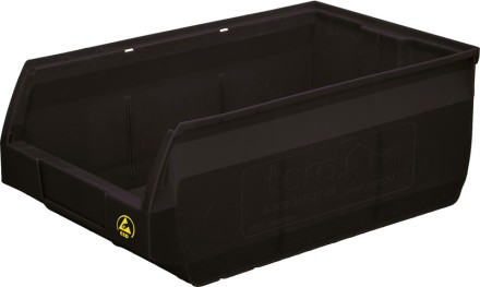 Ящик Palermo 500х310х200 PP, черный антистатичный купить в Котласе