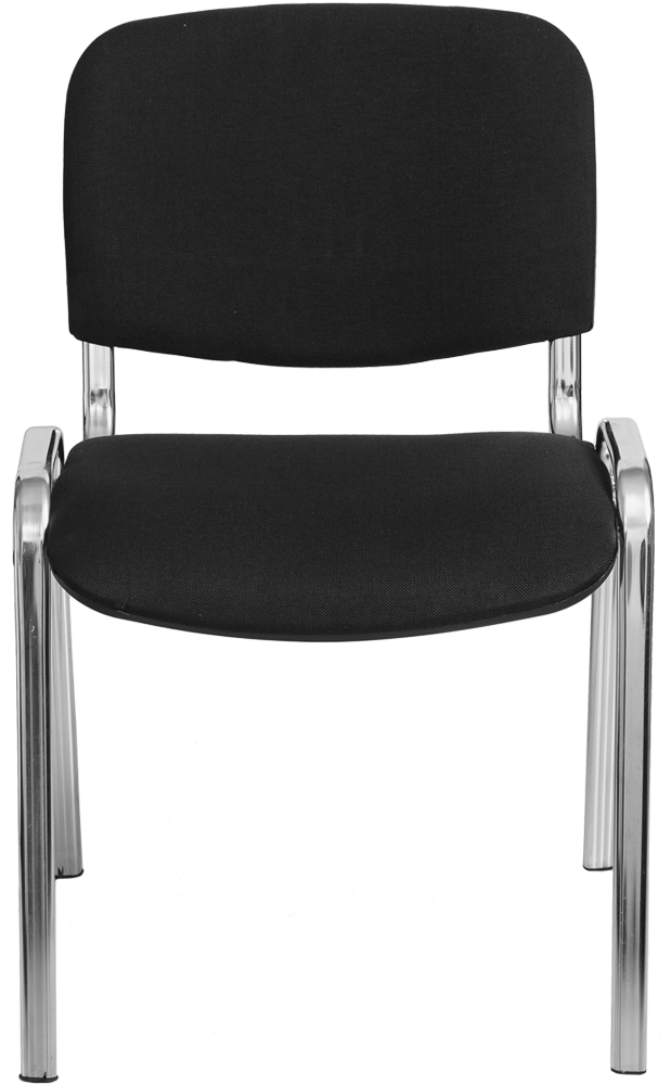 Стул Изо (черная ткань, хром) купить в Котласе Стул Изо (черная ткань, хром) купить в Котласе