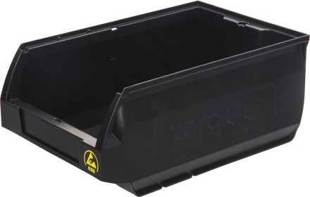 Ящик Milano 350х230х150 PP, черный антистатичный купить в Котласе