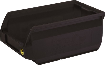 Ящик Sanremo 170х105х75 PP, черный антистатичный купить в Котласе