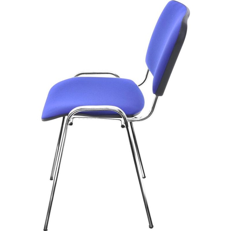 Стул Изо (синяя ткань, хром) купить в Котласе Стул Изо (синяя ткань, хром) купить в Котласе