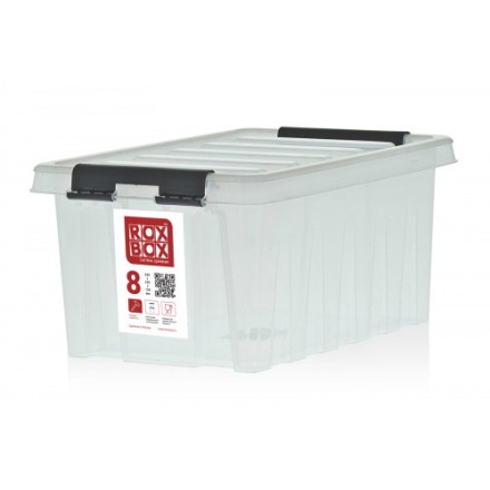 Контейнер Rox Box Original 8 (335х220х155 мм с крышкой и клипсами прозрачный) купить в Котласе