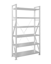 Стеллаж MS U 2000x1000x600 6 полок (400 кг, металл)