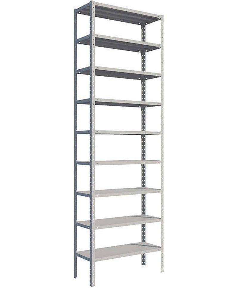 Стеллаж MS Standart 1600х1000х400 9 полок купить в Котласе