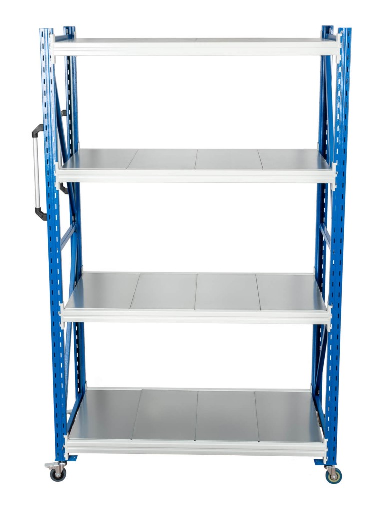 Стеллаж мобильный БиКом СТ-4 250x150x50 4 полки купить в Котласе Стеллаж мобильный БиКом СТ-4 250x150x50 4 полки купить в Котласе