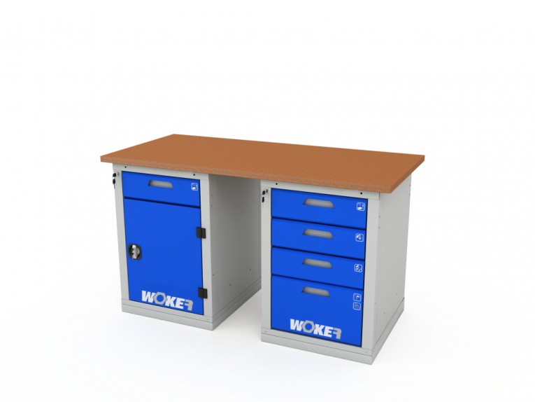 Верстак двухтумбовый WOKER PRO 2204.1500 купить в Котласе