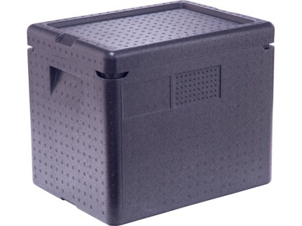 Контейнер 400х298х340 21л. с крышкой чёрный купить в Котласе