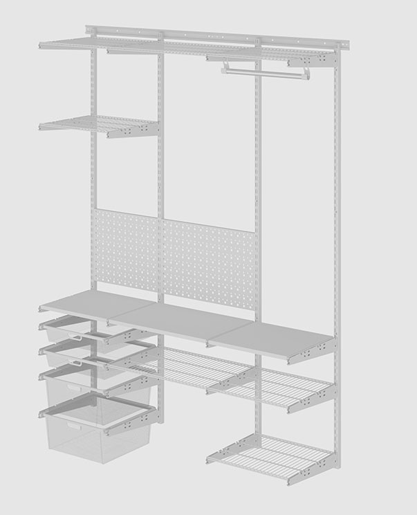 Гардеробная система Практик Home Дача 1 купить в Котласе Гардеробная система Практик Home Дача 1 купить в Котласе