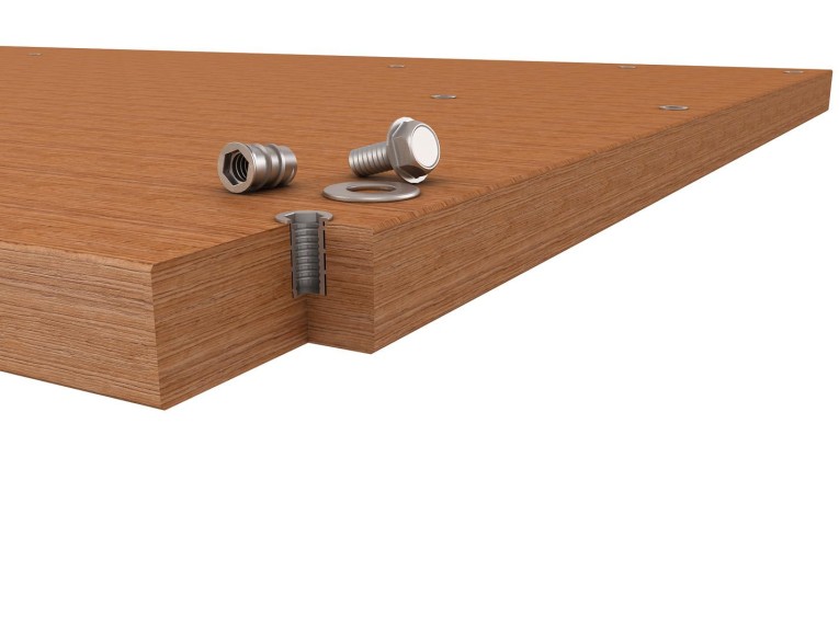 Столешница из фанеры 40 мм (ширина 800 мм) купить в Котласе