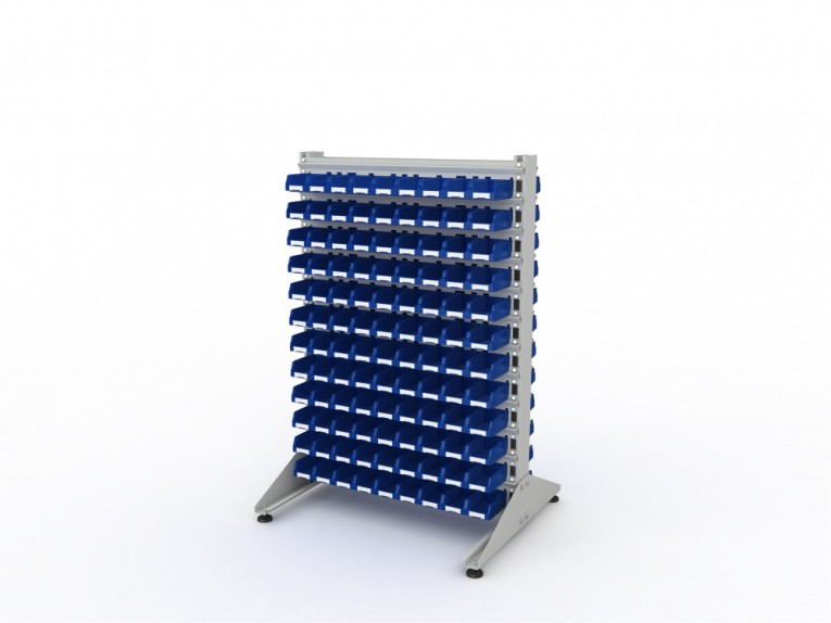 Стеллаж для пластиковых лотков SORTEX двухсторонний 1500x1000x800.01 купить в Котласе Стеллаж для пластиковых лотков SORTEX двухсторонний 1500x1000x800.01 купить в Котласе