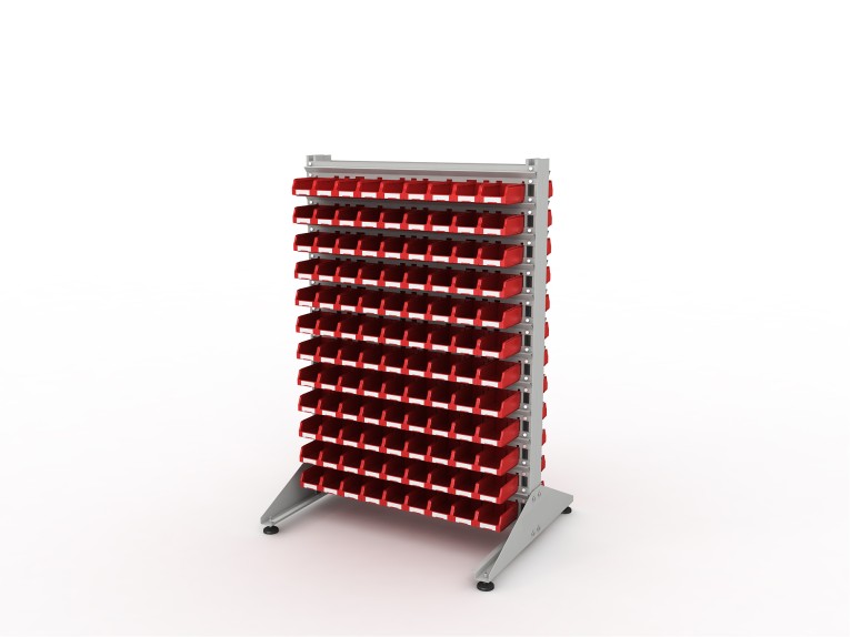 Стеллаж для пластиковых лотков SORTEX двухсторонний 1500x1000x800.01 купить в Котласе Стеллаж для пластиковых лотков SORTEX двухсторонний 1500x1000x800.01 купить в Котласе