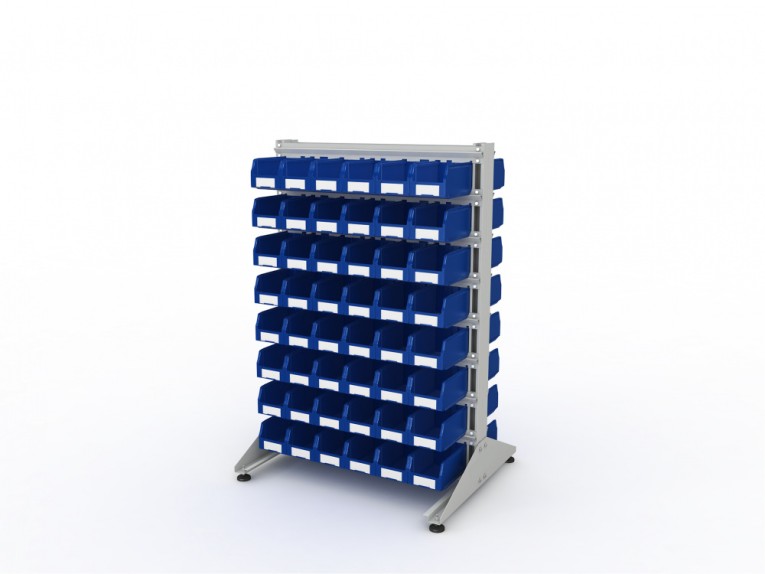 Стеллаж для пластиковых лотков SORTEX двухсторонний 1500x1000x800.02 купить в Котласе Стеллаж для пластиковых лотков SORTEX двухсторонний 1500x1000x800.02 купить в Котласе