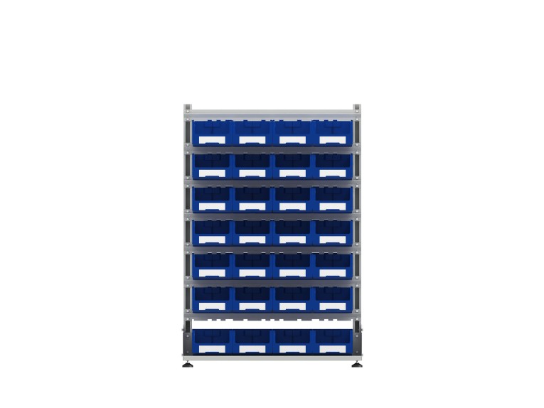 Стеллаж для пластиковых лотков SORTEX двухсторонний 1500x1000x800.03 купить в Котласе Стеллаж для пластиковых лотков SORTEX двухсторонний 1500x1000x800.03 купить в Котласе