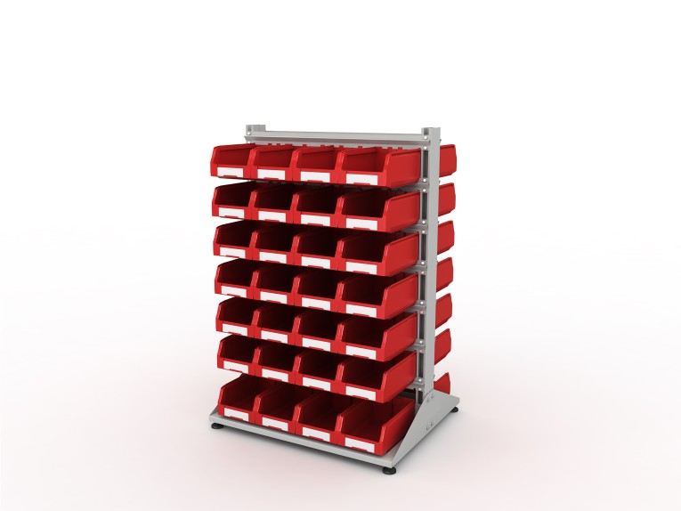 Стеллаж для пластиковых лотков SORTEX двухсторонний 1500x1000x800.03 купить в Котласе Стеллаж для пластиковых лотков SORTEX двухсторонний 1500x1000x800.03 купить в Котласе