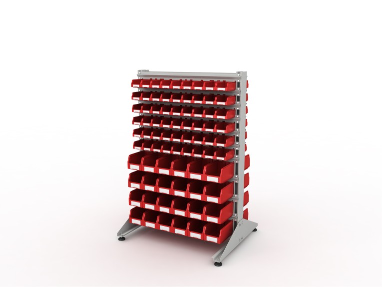 Стеллаж для пластиковых лотков SORTEX двухсторонний 1500x1000x800.04 купить в Котласе Стеллаж для пластиковых лотков SORTEX двухсторонний 1500x1000x800.04 купить в Котласе