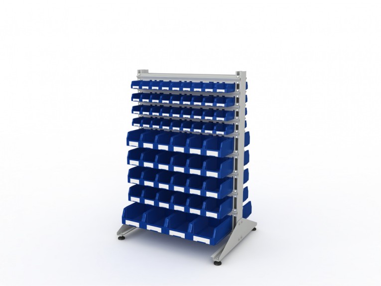 Стеллаж для пластиковых лотков SORTEX двухсторонний 1500x1000x800.05 купить в Котласе Стеллаж для пластиковых лотков SORTEX двухсторонний 1500x1000x800.05 купить в Котласе