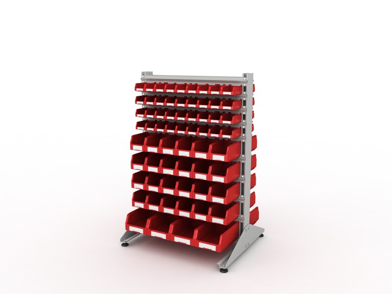 Стеллаж для пластиковых лотков SORTEX двухсторонний 1500x1000x800.05 купить в Котласе Стеллаж для пластиковых лотков SORTEX двухсторонний 1500x1000x800.05 купить в Котласе