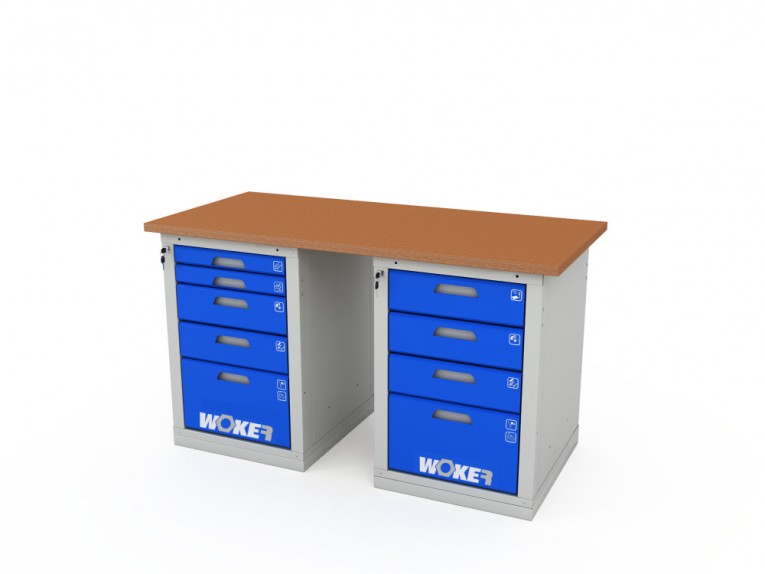 Верстак двухтумбовый WOKER PRO 2505.1500 купить в Котласе