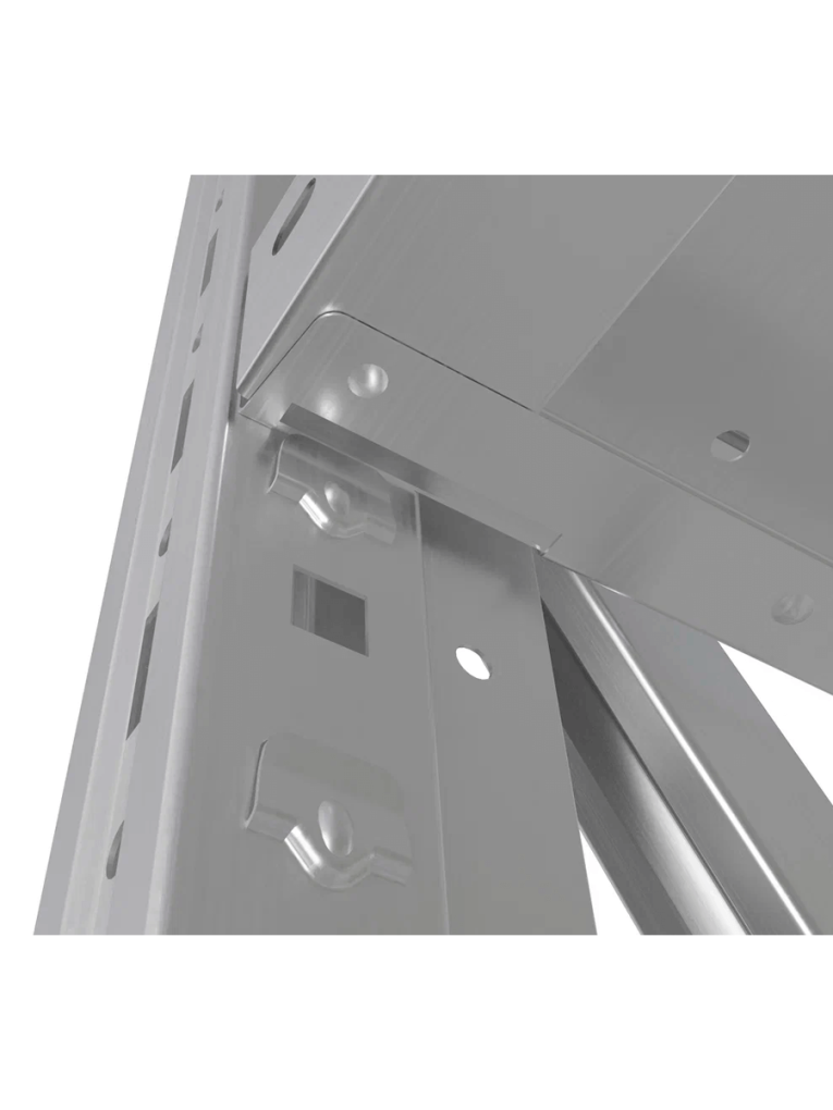 Стеллаж MS U 2500x1500x800 4 полки (200 кг, металл) купить в Котласе