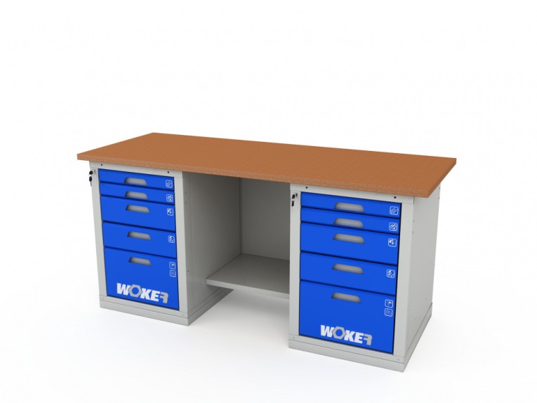 Верстак двухтумбовый WOKER PRO 2505.1800 купить в Котласе