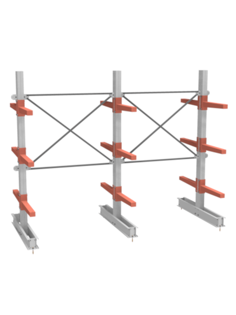 СТ-062 Стеллаж двухсторонний 3 яруса купить в Котласе
