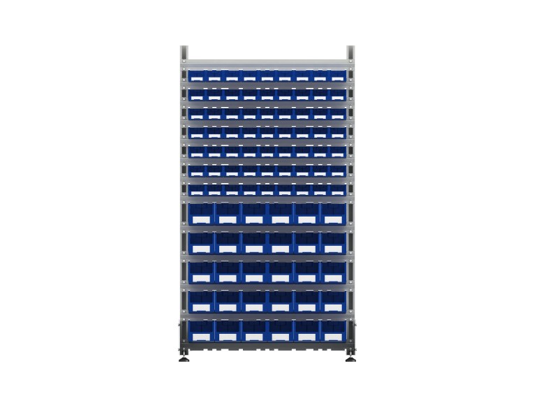 Стеллаж для пластиковых лотков SORTEX двухсторонний 1800x1000x800.04 купить в Котласе Стеллаж для пластиковых лотков SORTEX двухсторонний 1800x1000x800.04 купить в Котласе