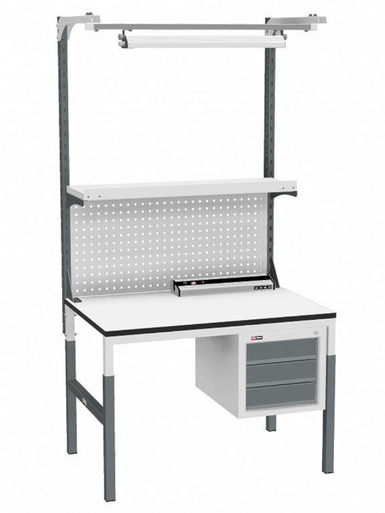 Стол монтажный ДиКом СР-М-100/90-05 ESD Пластик купить в Котласе Стол монтажный ДиКом СР-М-100/90-05 ESD Пластик купить в Котласе