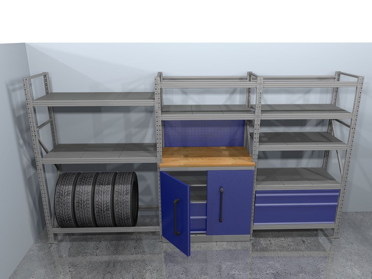 Стеллажная система хранения №2 Гараж купить в Котласе