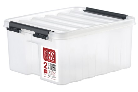 Контейнер Rox Box Original 2 (210х170х95 мм с крышкой и клипсами прозрачный) купить в Котласе